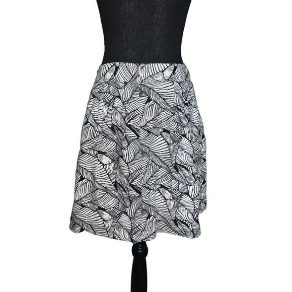 Loft Petite Pleated Linen Skirt - Picture 4 of 7